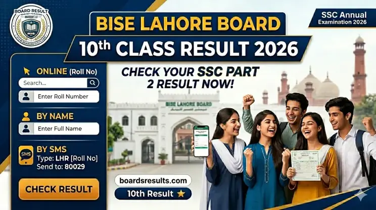 Bise Lahore Board 10th Class result 2026