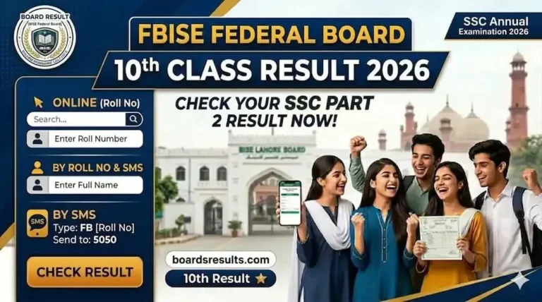 FBISE 10th Class Result 2026