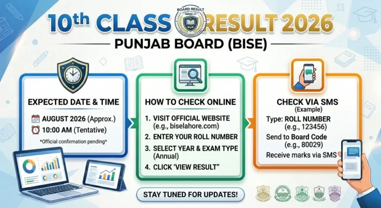 10th Class Result 2026 Punjab Board