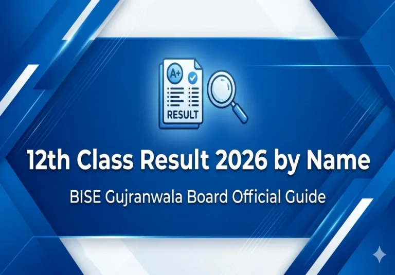 12th class result 2026 gujranwala board check by name